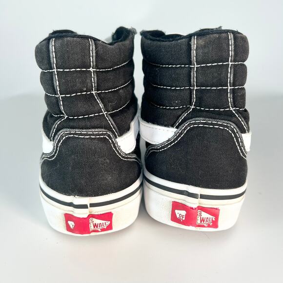 Vans Old Skool Canvas Suede Hi Top Skate Sneakers Shoes Black 507698 Women 7.5 - Picture 5 of 13